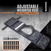 Weighto High-Performance Premium Adjustable Weighted Vest 20 LBS